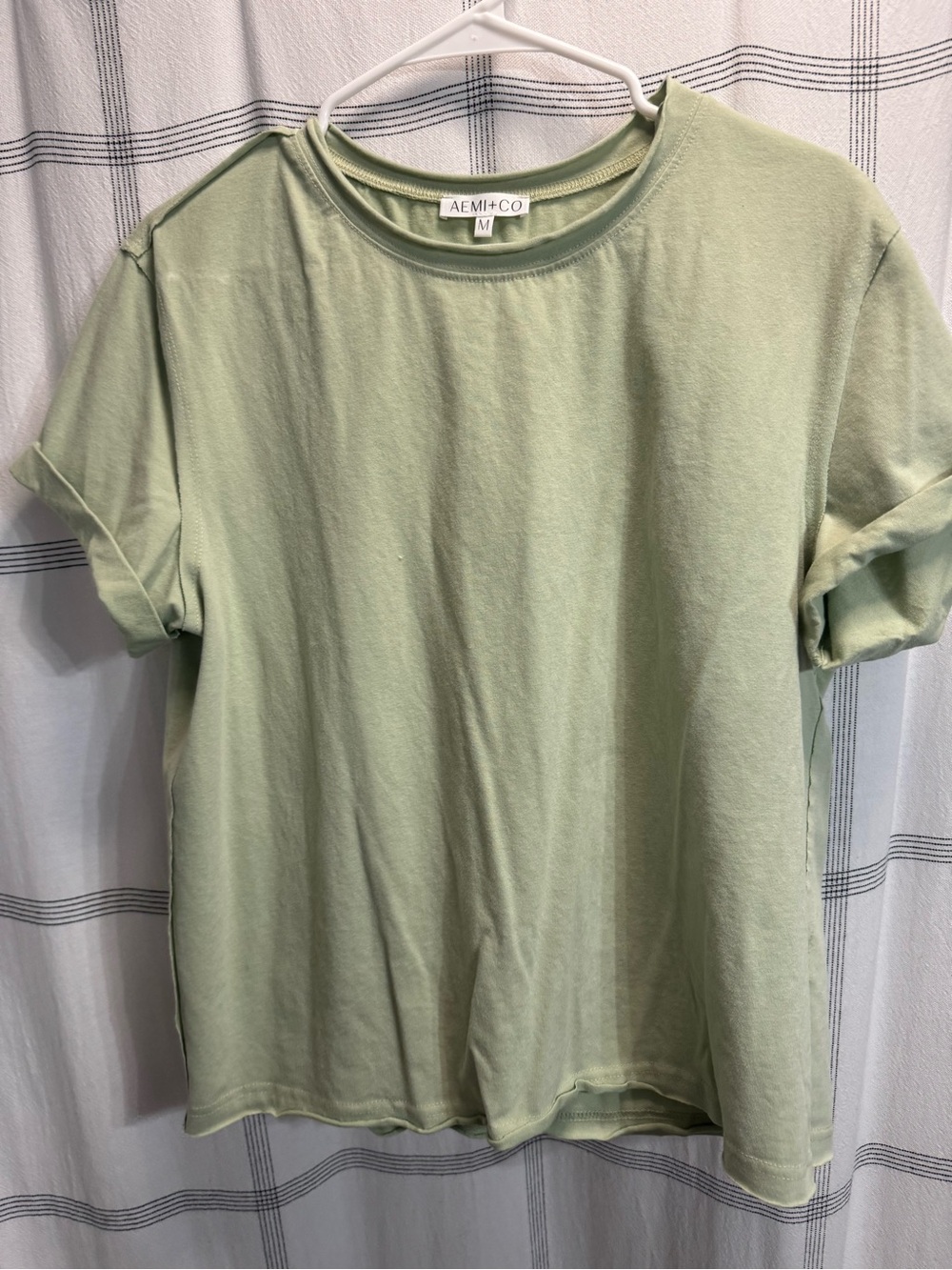 Women’s Green Short Sleeve Boutique Boxy Tee